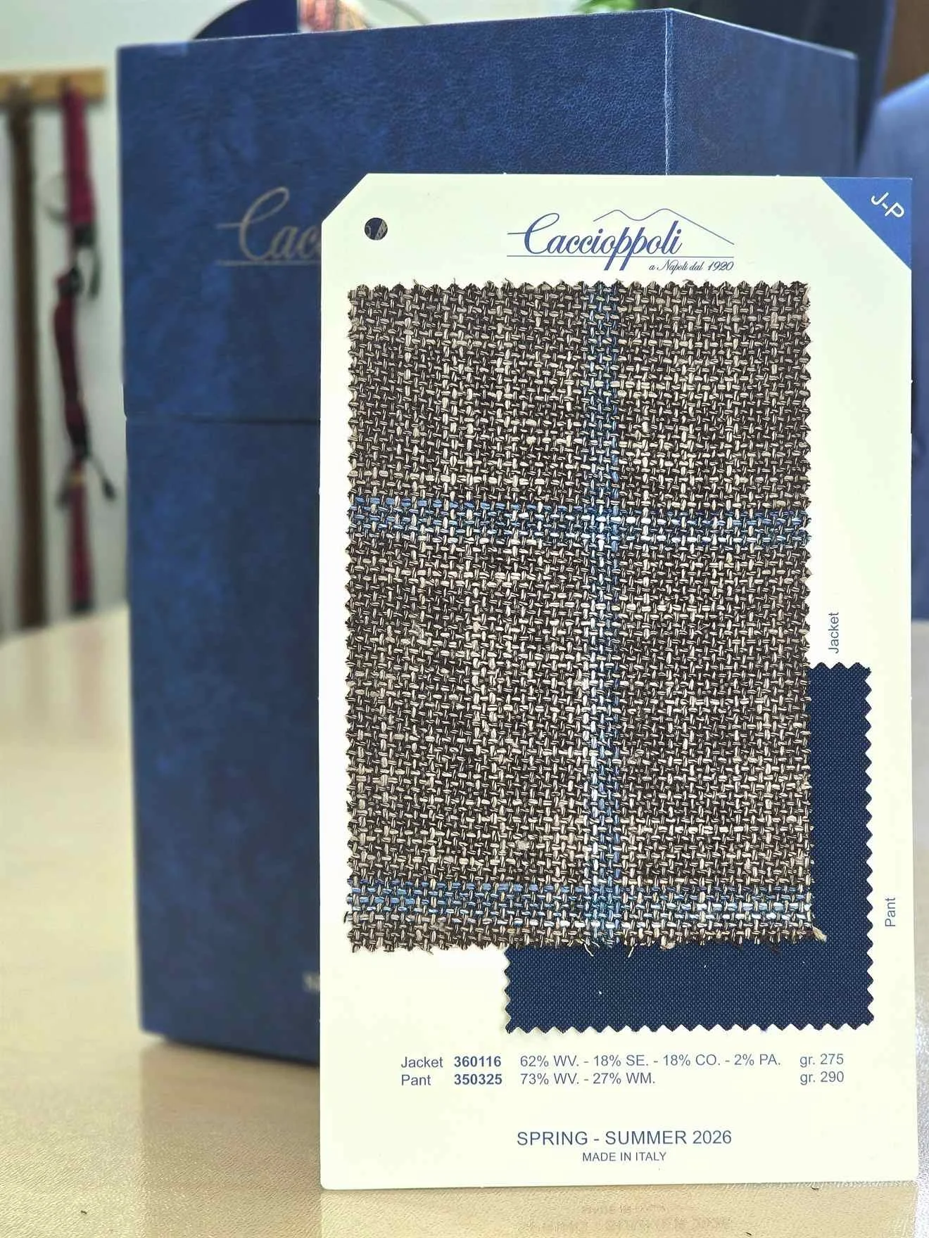Cacciopoli Napoli Summer Seasonal Cloth Available | Colmore